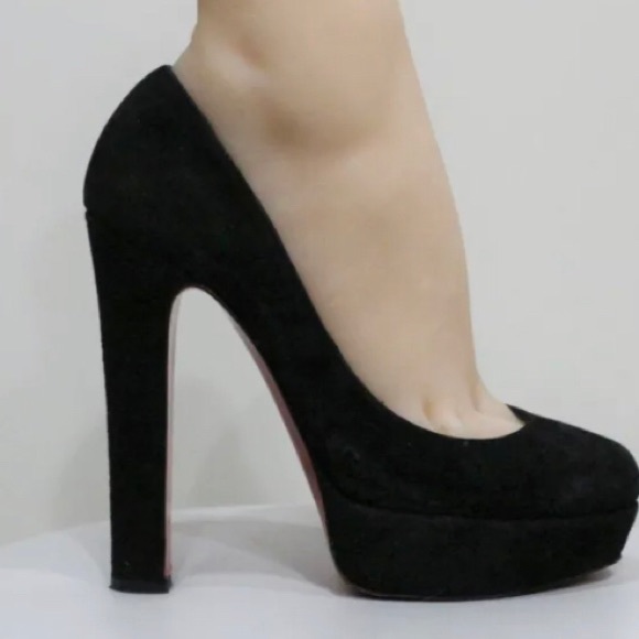 Christian Louboutin Shoes - 🔴Firm🔴Christian Louboutin Bibi 140 Suede pumps